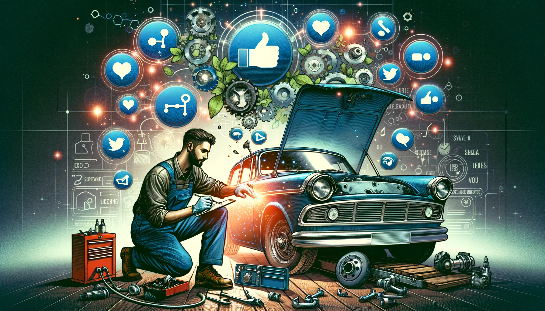 Social Media Auto Restoration Mechanics