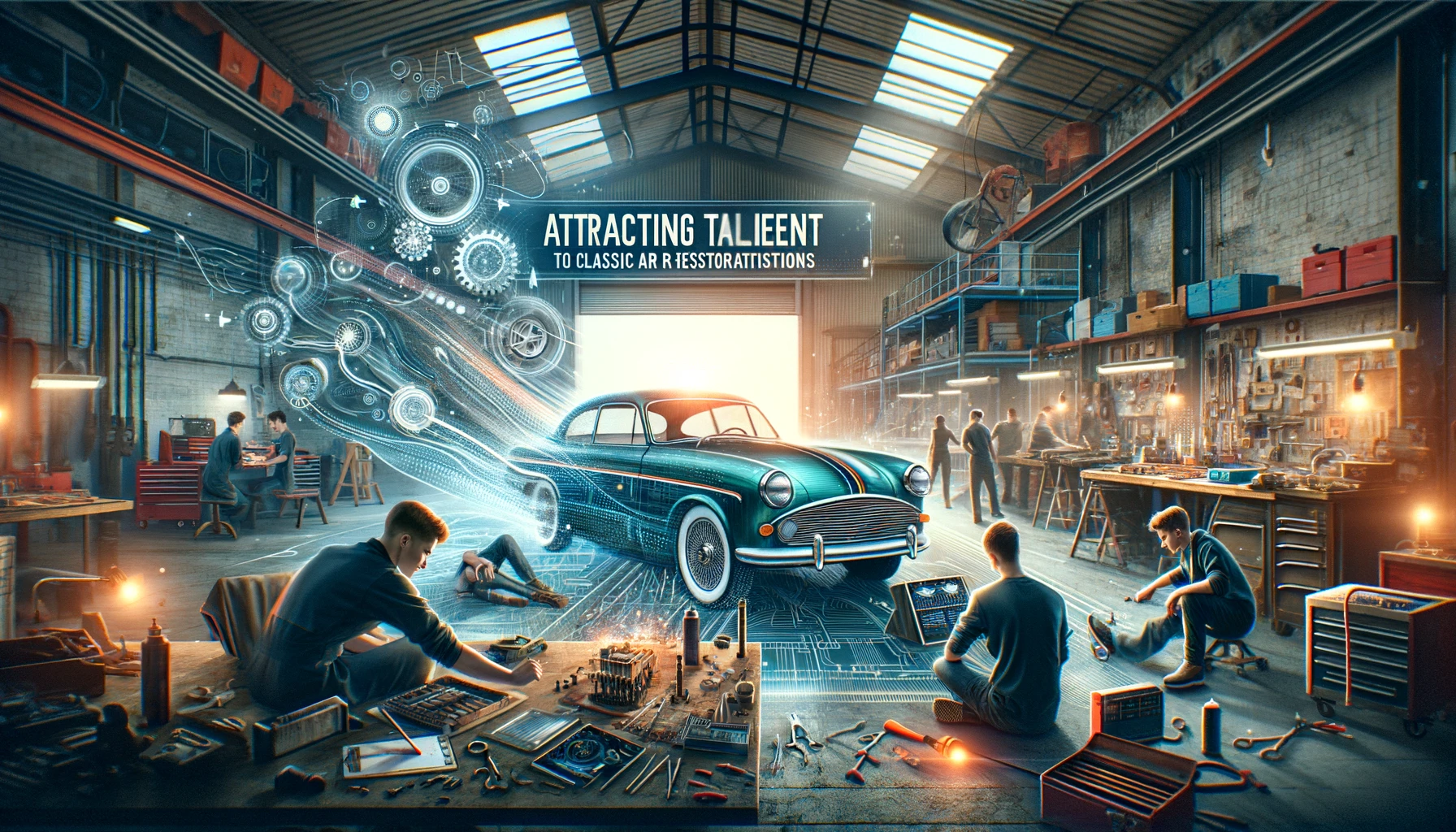 Young Talent Classic Car Restoration